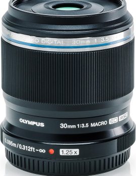 OM SYSTEM OLYMPUS M.Zuiko Digital ED 30mm F3.5 Macro For Micro Four Thirds System Camera, Compact Macro lens, 1.25x Image Maginification, Fast AF, Beautiful Bokeh