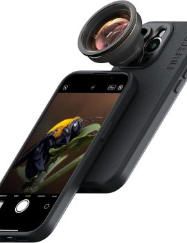 Shiftcam | LensUltra 75mm Long Range Macro Lens – 10x Magnification, 70-100mm Focus Distance – Perfect for Close-Up Photography, Stunning Depth of Field, Fine Details, Premium Design
