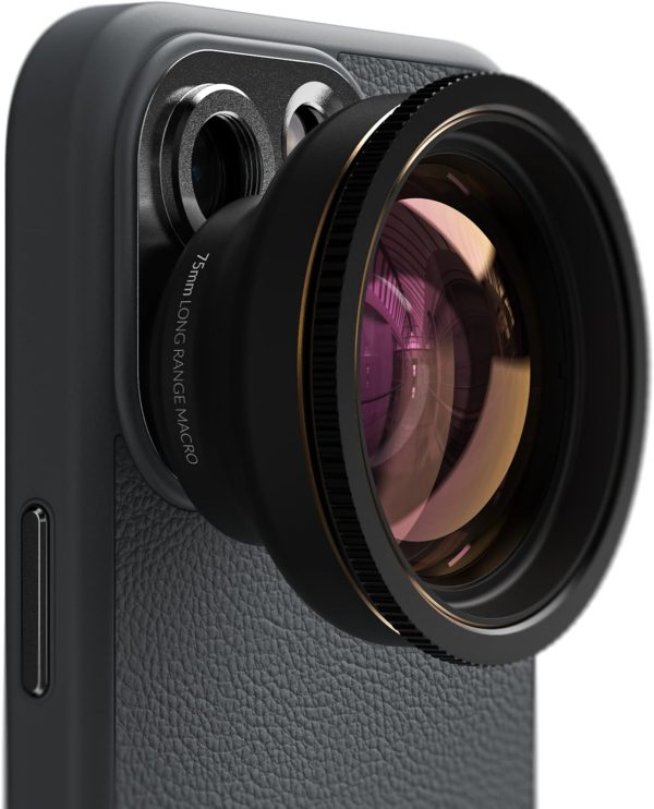Shiftcam | LensUltra 75mm Long Range Macro Lens - 10x Magnification, 70-100mm Focus Distance - Perfect for Close-Up Photography, Stunning Depth of Field, Fine Details, Premium Design - Image 2